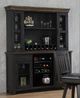 ECI Furniture Ashford Black Rubbed/Distressed Back Bar and Hutch-0