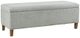 Olliix by INK+IVY Marcie Blue 48" Upholstered Storage Bench-1