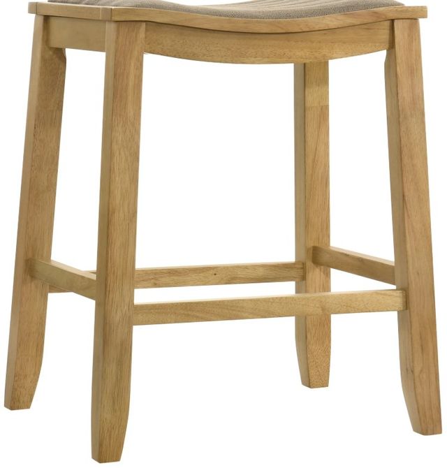 Armen Living Iyani Amber Glow/Twilight Taupe Counter Stool-4