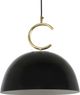 TOV Furniture Chic Black Wide Pendant-0