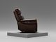 Arula Chocolate Leather Rocker Recliner-3