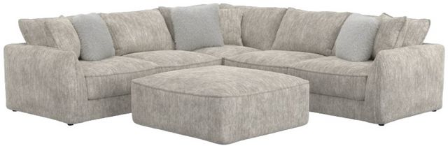 Jackson Furniture Bucktown 4-Piece Parchment L-Shape Sectional