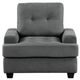 Mazin Furniture Dunstan Gray Chair-1
