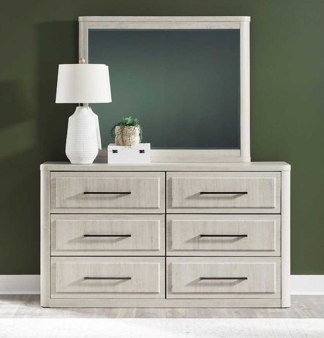 Liberty Furniture Modern Play Natural White Dresser and Mirror-1