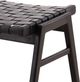Dovetail Furniture Luisa Black Ottoman-3