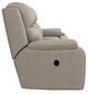 La-Z-Boy® Dorian Bisque Manual Reclining Loveseat with Console-3