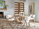 Universal Explore Home™ Modern Nomad Prier Canberra Ivory/White Oak Side Chair-1