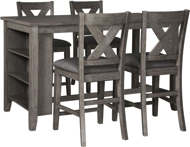 Signature Design by Ashley® Caitbrook 5-Piece Gray Counter Height