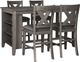 Signature Design by Ashley® Caitbrook 5-Piece Gray Counter Height Dining Set-0