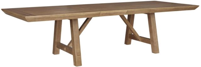 Signature Design by Ashley® Ridgester Light Brown Dining Table-2