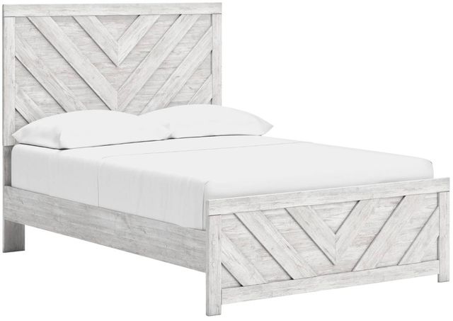 Signature Design by Ashley® Cayboni Whitewash Queen Panel Bed-0