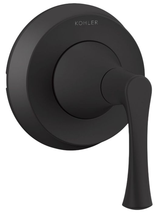 KOHLER® Buckley™ MasterShower® Matte Black Transfer Valve Trim-0