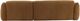 Dovetail Furniture Sonique 2-Piece Caramel Right-Arm Facing Chaise Sectional Set-3