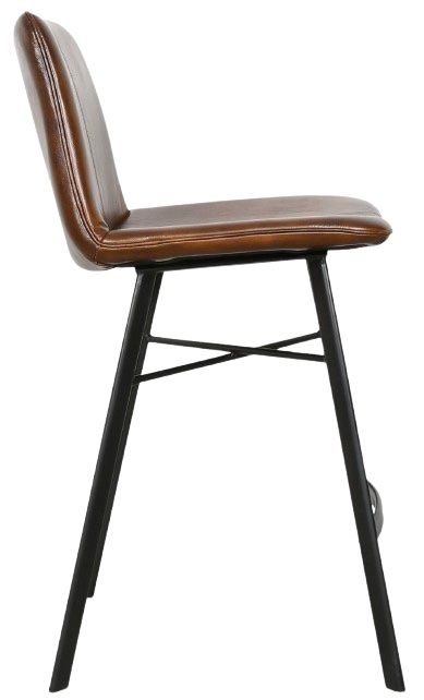 Home Trends & Design Essex Murphy Black/Chestnut Counter Stool-2