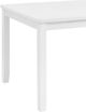Elements International Kona White Rectangular Dining Table -1