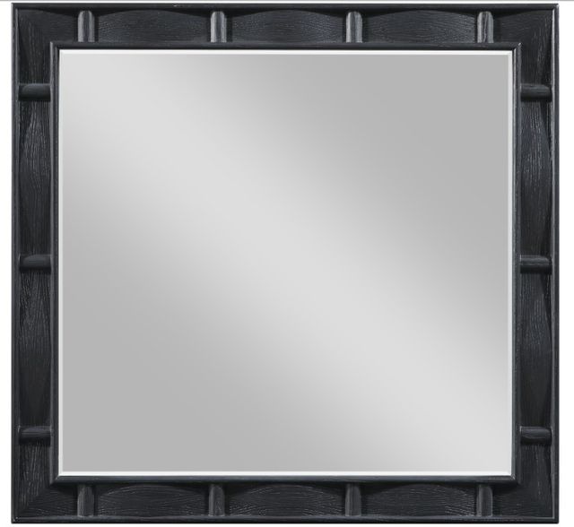 Meridian Furniture Weave Black Mirror-0