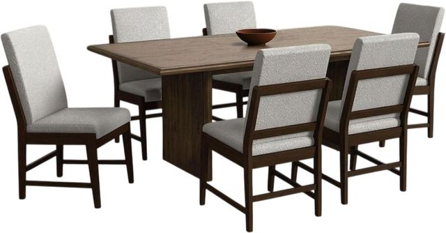 Elements International Brisbane 7-Piece Brown Dining Set-0