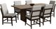 Elements International Brisbane 7-Piece Brown Dining Set-0