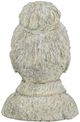 A & B Home Earthy Gray Cement Lady Bust Statue-3