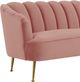TOV Furniture Daisy Petite Blush Velvet Sofa-3