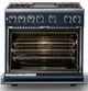 Viking® 7 Series 36" Slate Blue Pro Style Dual Fuel Range with 12" Reversible Griddle-1