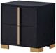 Coaster® Marceline Black/Gold Nightstand-2
