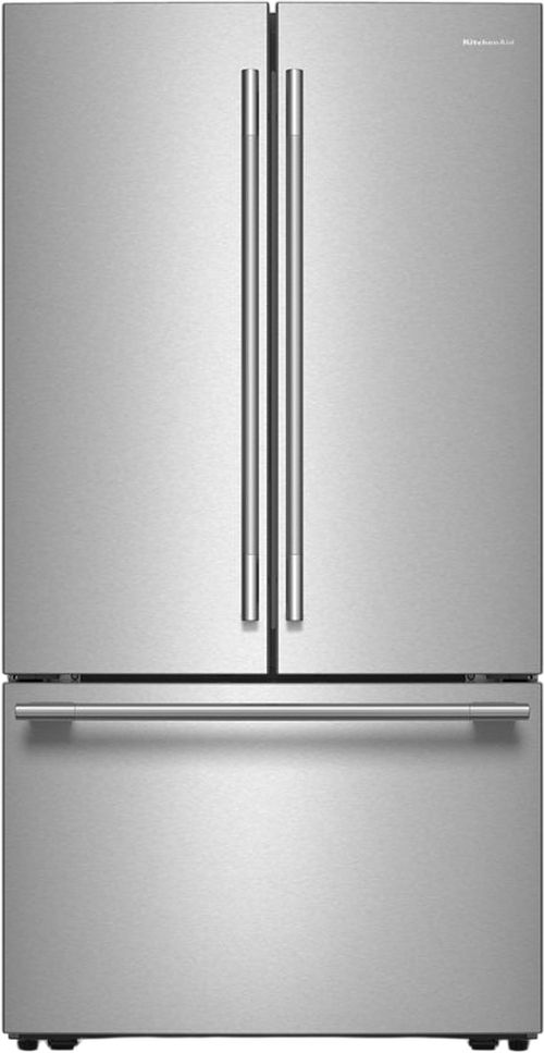 KitchenAid® 36" 31 Cu. Ft PrintShield® Stainless Steel French Door Refrigerator with Internal Water Dispenser-0