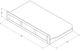 Kodiak Furniture Boho Rustic Walnut Twin Daybed Frame with Trundle-3