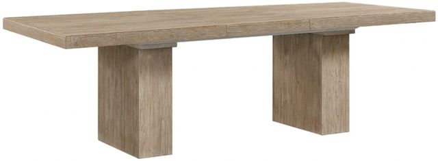 Intercon Nash Weathered Sand Trestle Dining Table-0