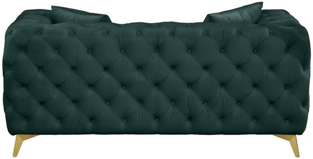 Meridian Furniture Kingdom Green Velvet Loveseat-3