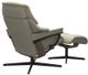 Stressless® by Ekornes® Customizable Reno Medium Manual Recliner and Ottoman with Cross Base-3