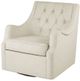 Olliix by Madison Park Tan Qwen Swivel Chair-3