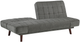 Homelegance® Driggs Dark Gray Convertible Sofa Bed-1