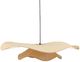 Dovetail Furniture Ela White Natural Large Pendant Light-0
