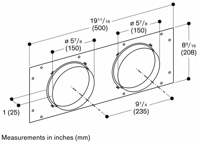 Gaggenau Air Duct Connector-2