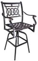 CabanaCoast® Customizable Verona Aluminum Outdoor Bar Stool-0