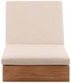 Dovetail Furniture Darlene Natural/Sand Fabric/Wooden Outdoor Chaise-1