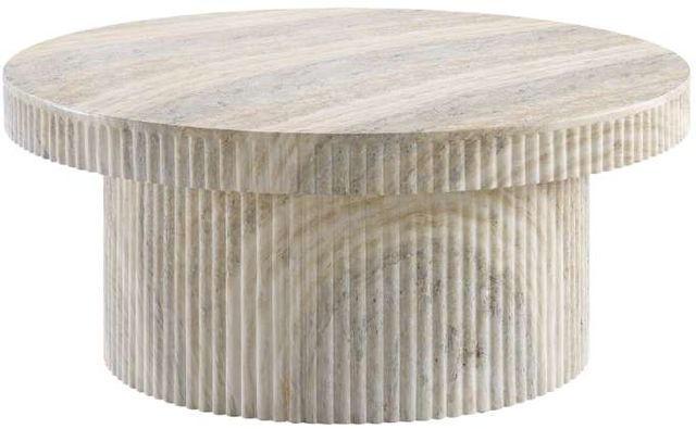Meridian Furniture Legatto Travertine Indoor/Outdoor Coffee Table-3