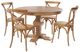 Powell® Banks 5-Piece Rustic Honey Dining Table Set-0