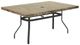 Homecrest™ Outdoor Living Customizable Slate Aluminum/Stone 42" x 62" Rectangular Balcony Table with Universal Base and Umbrella Hole-0