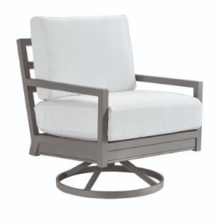 Lane Venture® Santa Rosa Gray Cushion Swivel Lounge Chair-0