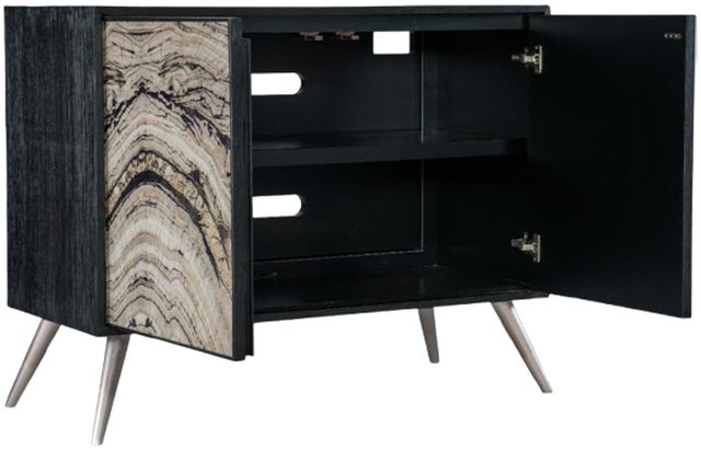 Hooker® Furniture Melange Rockee Black/Silver Chest-3