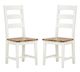 A & B Home 2-Piece White Dining Chair Set-0