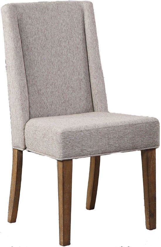 Steve Silver Co. Riverdale Beige/Driftwood Upholstered Dining Side Chair-0