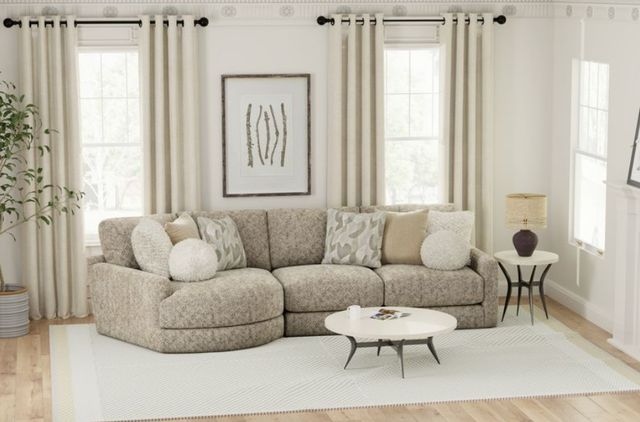 Jackson Furniture Turner 2-Piece Mushroom Sectional -1