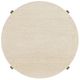 Flexsteel® Eclipse White Top Round Coffee Table with Brown Base-3