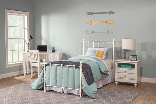 HH2 Home Molly White Twin Bed-1