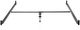 Malouf® Structures® Queen Hook-in Bed Rails with Center Bar-1