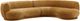 Dovetail Furniture Lake 2-Piece Ochre Right-Arm Facing Chaise Sectional Set-0