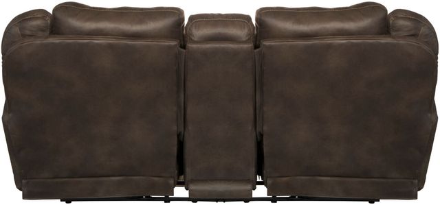 Catnapper® Ferrington Dusk Power Reclining Console Lay Flat Loveseat with Power Headrest and Lumbar -3